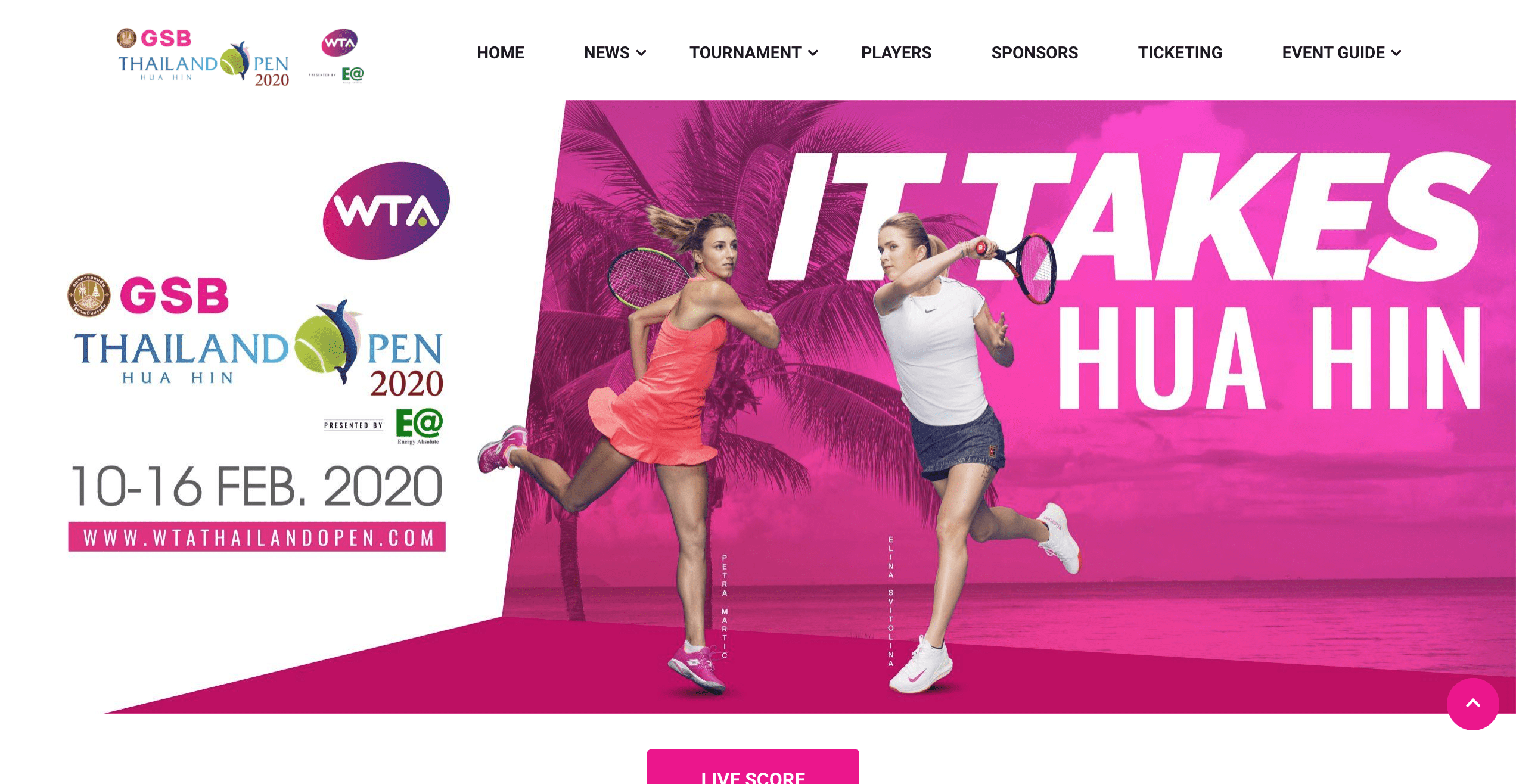 WTA Thailand Open Tu web en WordPress